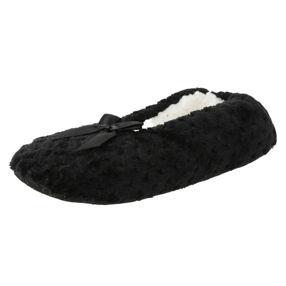 Ketyyh-chn99 Women's Shoe Men Slippers Cozy House Shoes Slippe Bedroom Shoes Non Slip Indoor Black,42