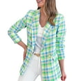thumbnail image 1 of Ketyyh-chn99 Womens Blazers Casual Business Casual Blazer Work Office Coats Blue,S, 1 of 5
