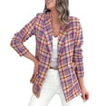 thumbnail image 1 of Ketyyh-chn99 Womens Blazers Lightweight Long Sleeve Casual Elegant Business Suit Jacket Red,XL, 1 of 5