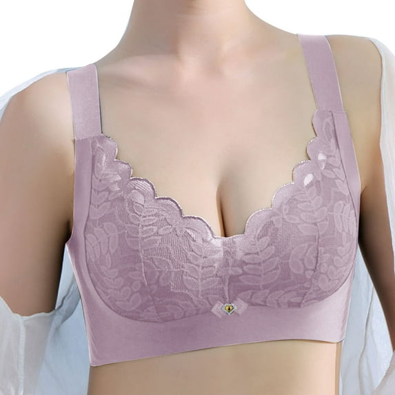Ketyyh-chn99 Womens Bras Plus Size Tube Top Bra Seamless Strapless Bra 2023 A,34/75E