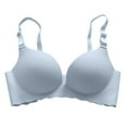 thumbnail image 1 of Ketyyh-chn99 Womens Bras Smoothing Wireless Lightly Lined Comfort Bra Grey,34, 1 of 4