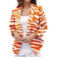thumbnail image 1 of Ketyyh-chn99 Womens Office Blazers Plus Size Business Casual Long Blazer Orange,M, 1 of 5
