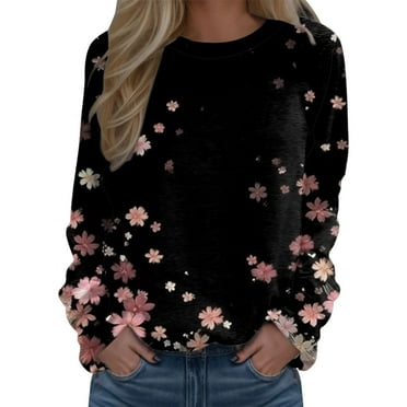 Ketyyh-chn99 Womens Plus Sweatshirts Plus Size Sweatshirt Pink,2XL