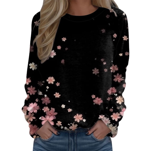 Ketyyh-chn99 Womens Plus Sweatshirts Plus Size Sweatshirt Pink,2XL