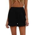 thumbnail image 1 of Ketyyh-chn99 Womens Shorts Beach Shorts for Women High Waist Shorts Casual with Pocket Black,S, 1 of 5