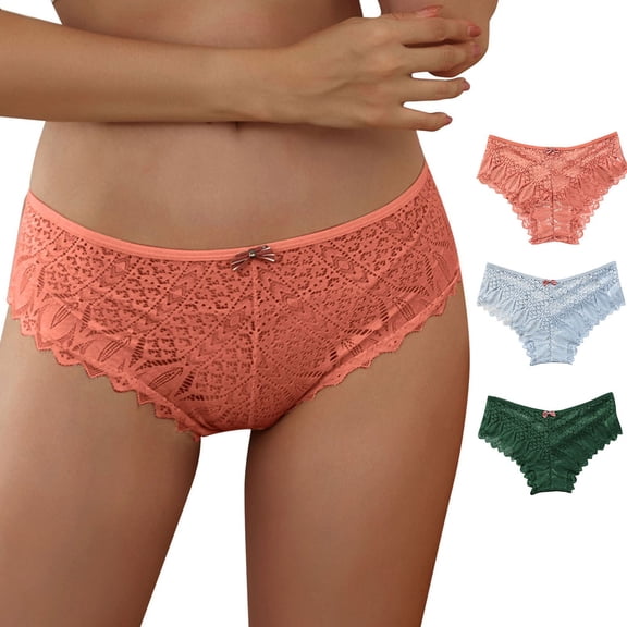 Ketyyh-chn99 Womens Underwear 2023 Comfort Brief Underwear Panties 3 Pack Green,3XL