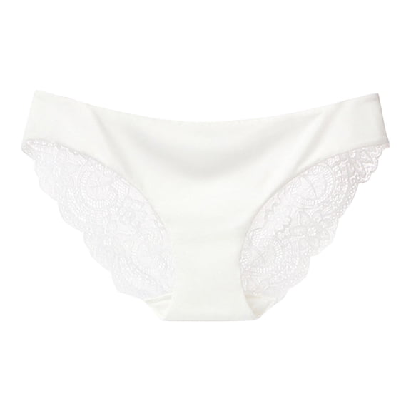 Ketyyh-chn99 Womens Underwear Softs Briefs Soft Stretch Bikini Underwears White,S