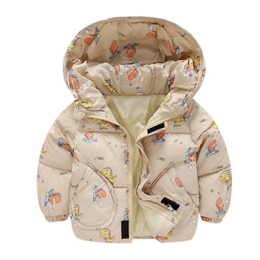 Motteecity Boys Dinosaur Jacket - Green Cartoon Dino Toddler Jacket With Zipper Size 5T
