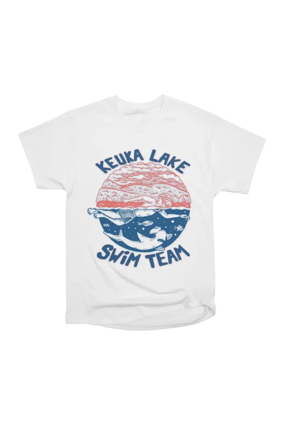 Keuka Lake Swim Team T-Shirt Tee Gift For Him Merch For Her Apparel For Friend