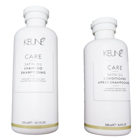 Keune Care Satin Oil Shampoo 10.1 Oz & Conditioner 8.5 Oz Set