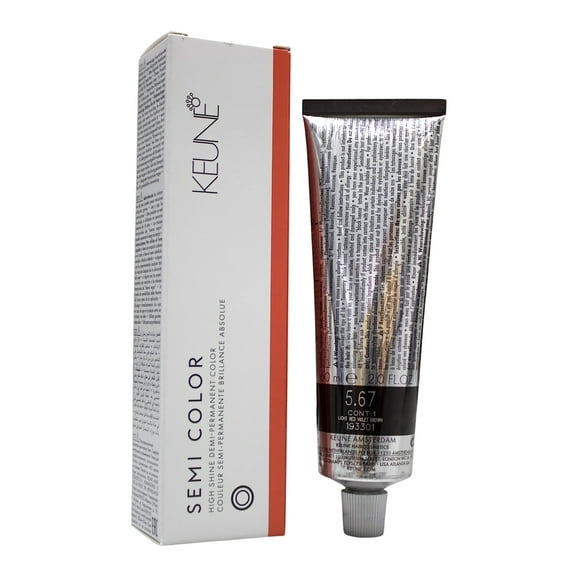 Keune Semi Color 5.67 Demi-Permanent Color Light Red Violet Brown 2 Oz