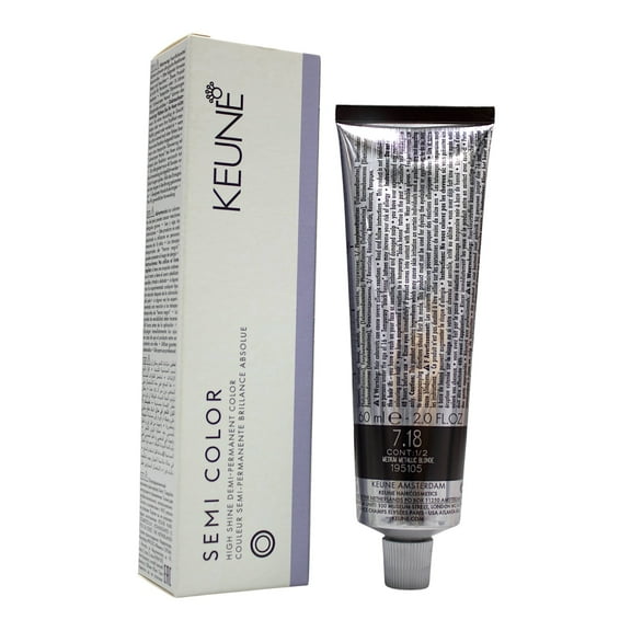 Keune Semi Color 7.18 Demi-Permanent Color Medium Blonde 2 Oz