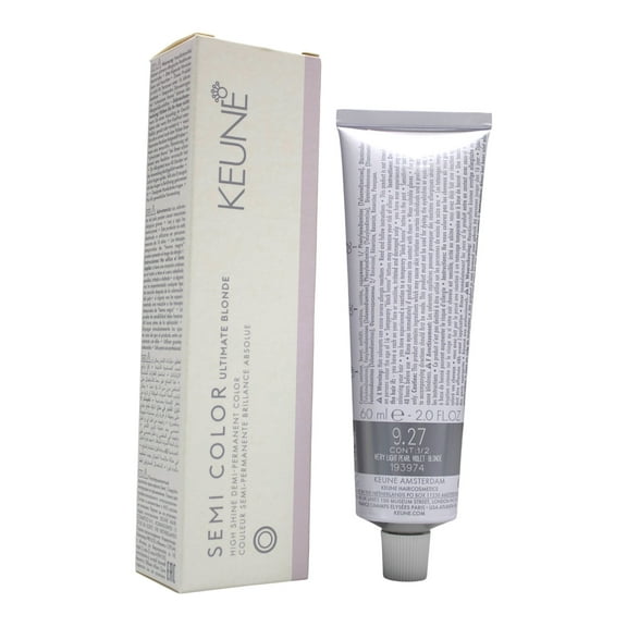 Keune Semi Color 9.27 Demi-Permanent Color Very Light Pearl Violet Blonde 2 Oz