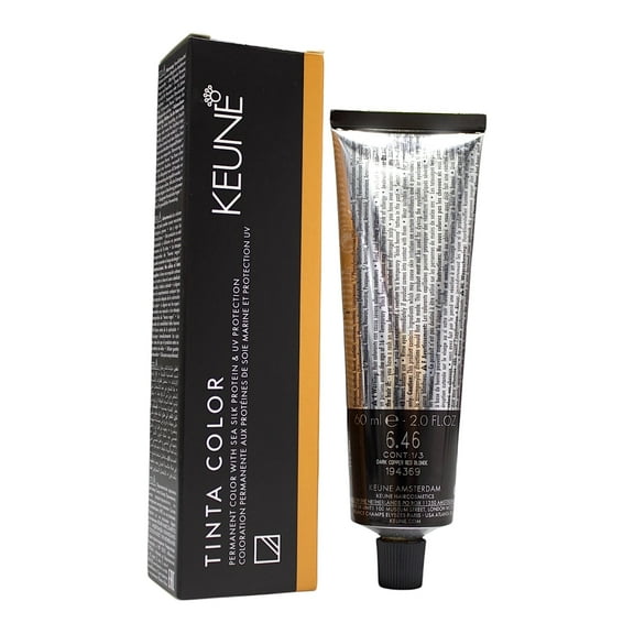 Keune Tinta Color 6.46 Permanent Color Dark Copper Red Blonde 2 Oz