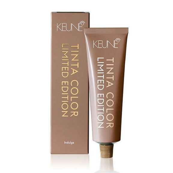 Keune Tinta Color Limited Edition 7.18 Medium Metallic Blonde Permanent Hair Color Silk Protein UV Protection 2.1 Ounce 60 Milliliters