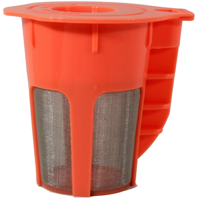Keurig 2.0 Refillable K Carafe Reusable Coffee Filter Pod Replacement Orange Pod Walmart