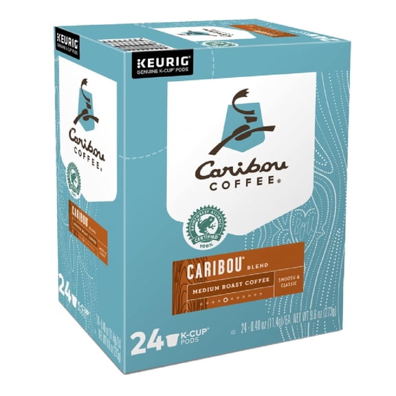Keurig 5000330135 Caribou Medium Roast Coffee K-Cups, Each