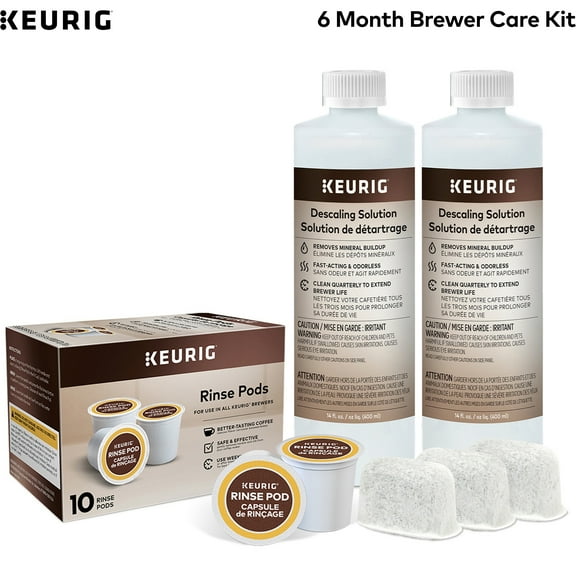 Keurig 6 Month Coffee Maker Maintenance Care Kit