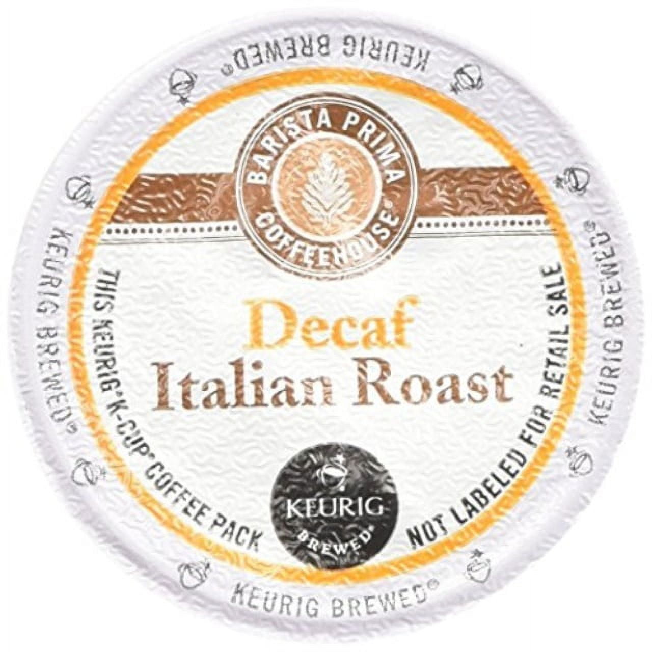 Keurig Barista Prima Decaf Italian Roast Coffee K-Cups - 18 Count