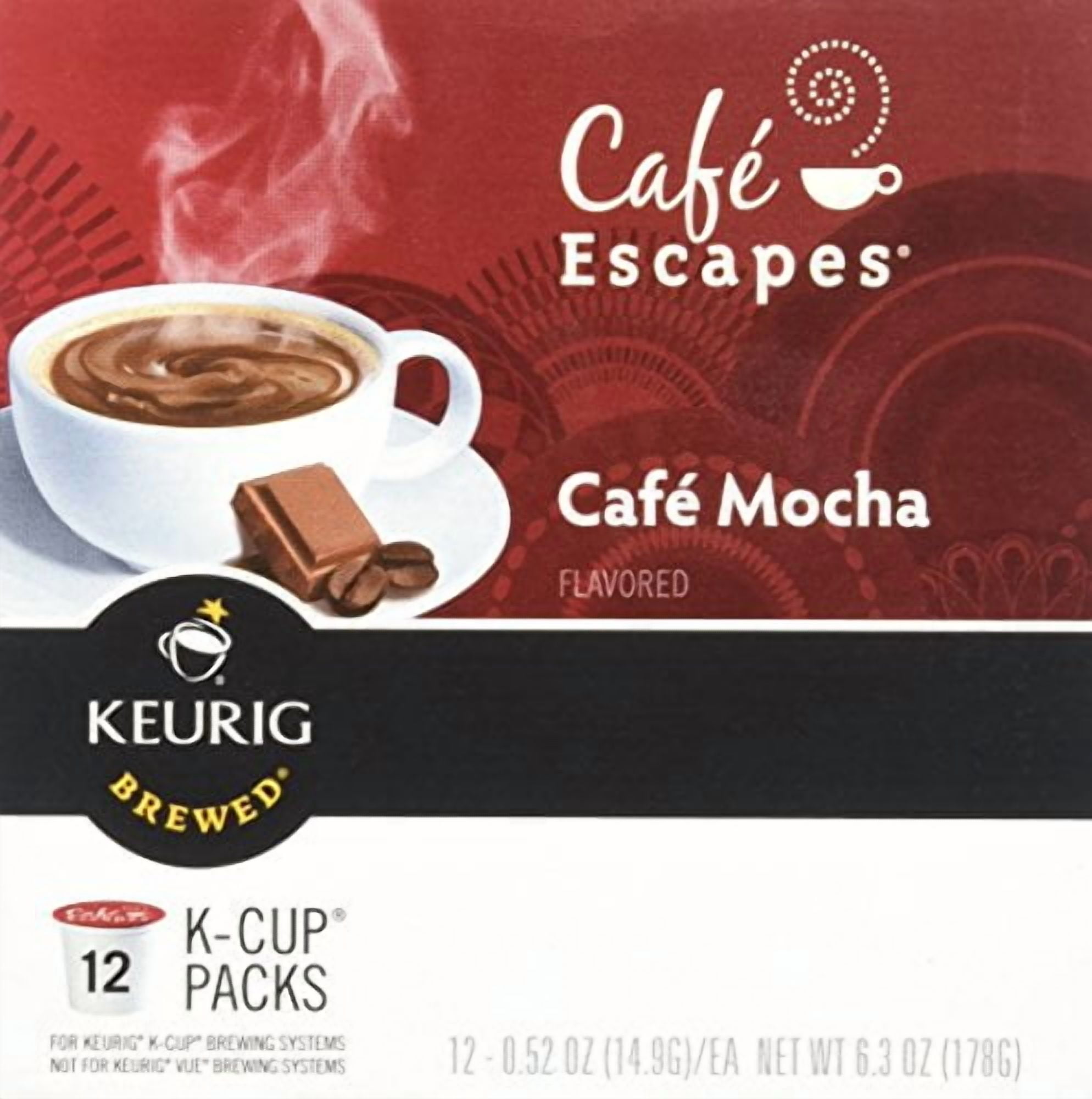 Keurig Cafe Escapes  Cafe Mocha, 12 ea