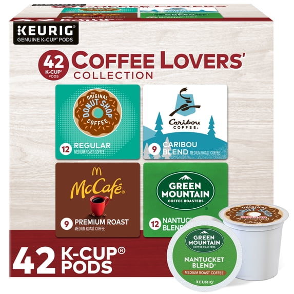 Keurig Coffee Lovers' Collection Variety Pack K-Cup Coffee Pods, 42 Count
