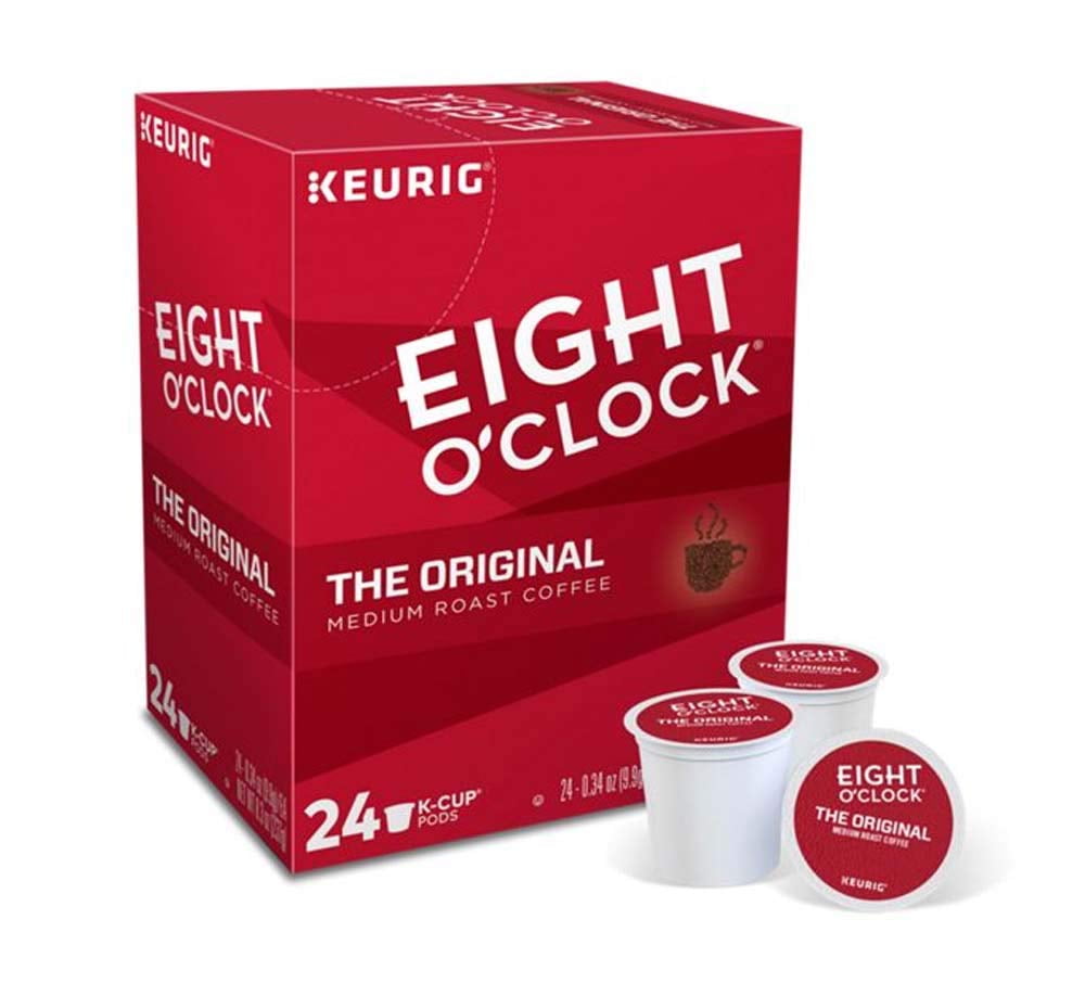 Keurig Coffee Pods KCups Enjoy 24 Pods of Eight O'Clock Medium Roast