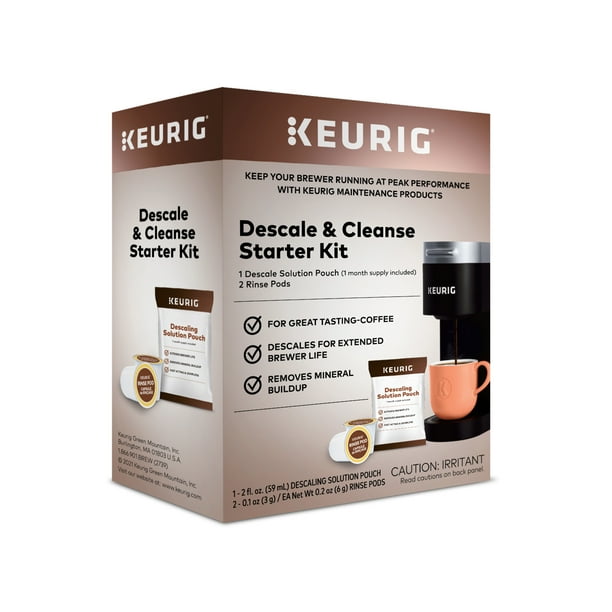 Keurig Descale and Cleanse Starter Kit for Keurig Brewers