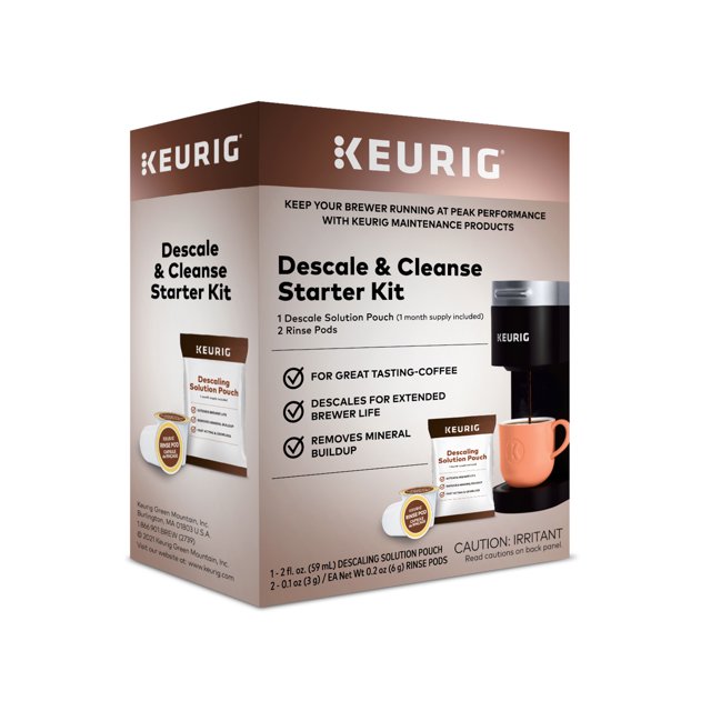 Keurig Descale and Cleanse Starter Kit for Keurig Brewers
