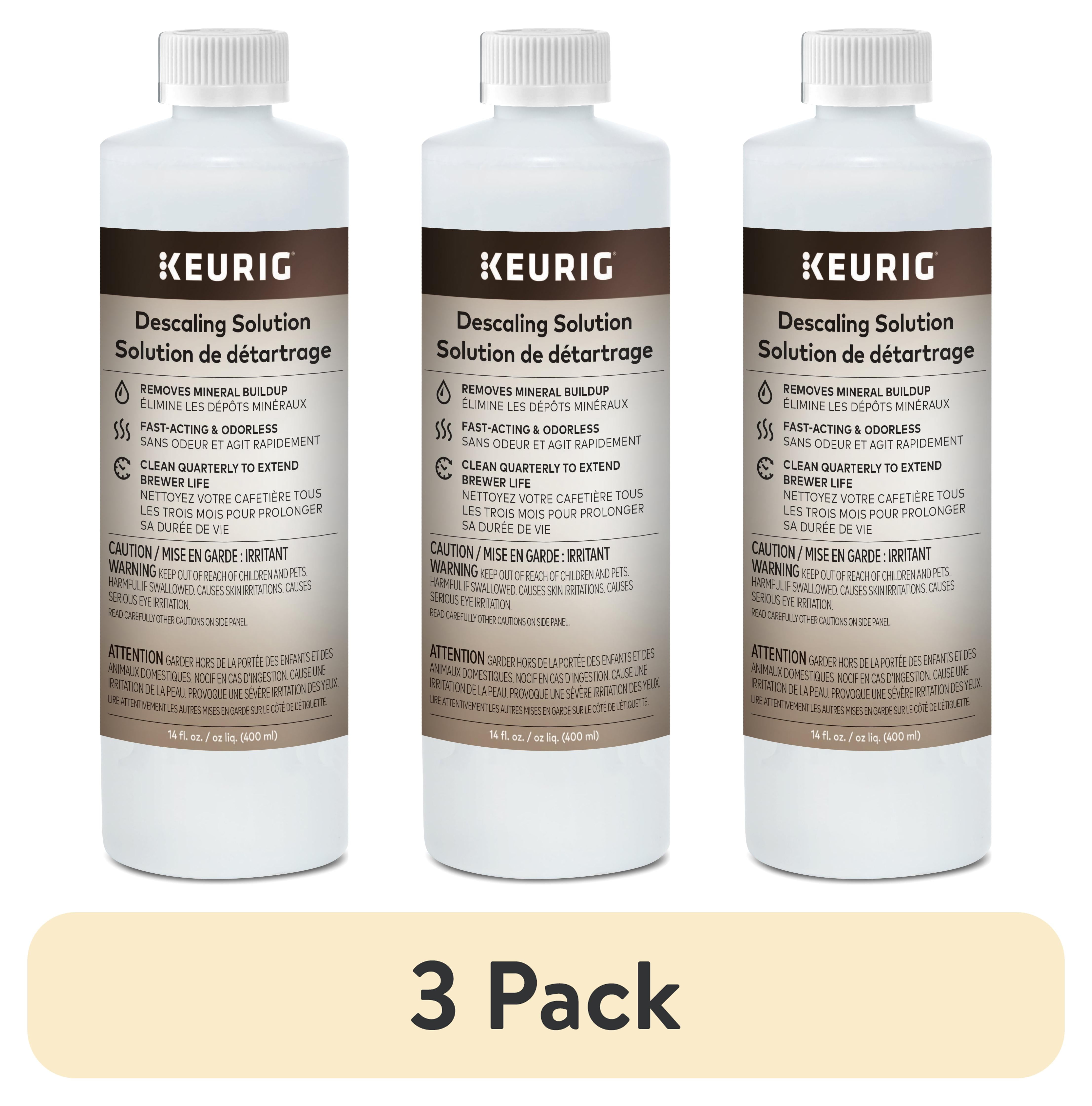 (3 pack) Keurig Descaling Solution 14 fl oz - Walmart.com