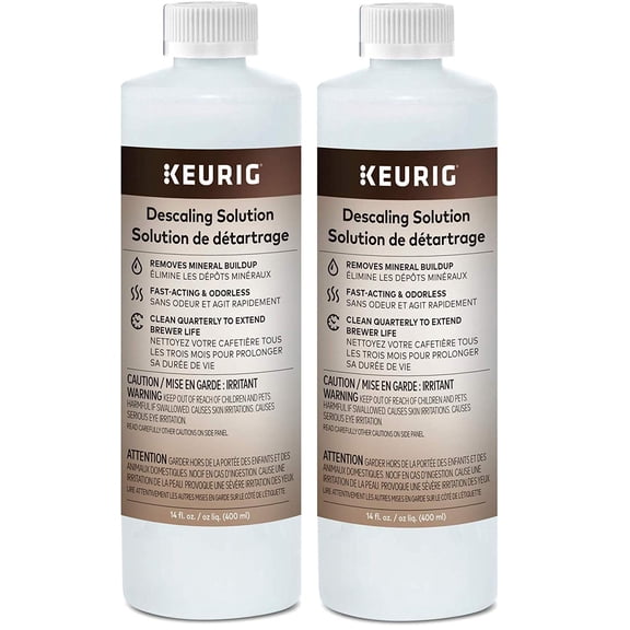 Keurig Descaling Solution Brewer Cleaner, Includes 28 oz. Descaling Solution, Compatible with Keurig Classic/1.0 & 2.0 K-Cup Pod Coffee Makers (28 Oz)