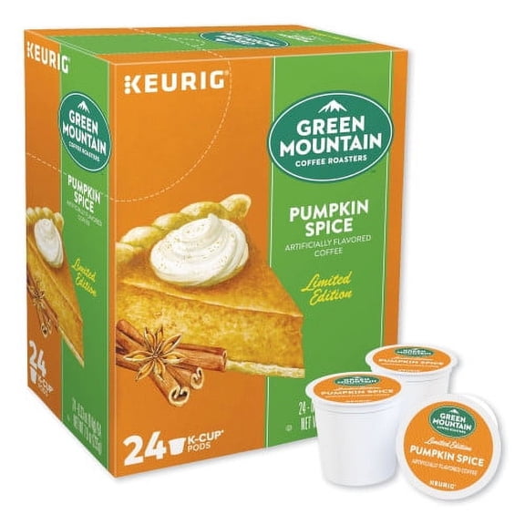 Keurig Fair Trade Certified Pumpkin Spice Flavored Coffee K-Cups, 24/Box, Each