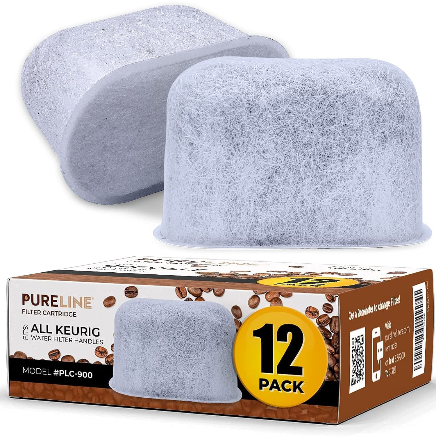 Keurig Filter Replacement, 12 Pack Keurig Compatible Water Filters by