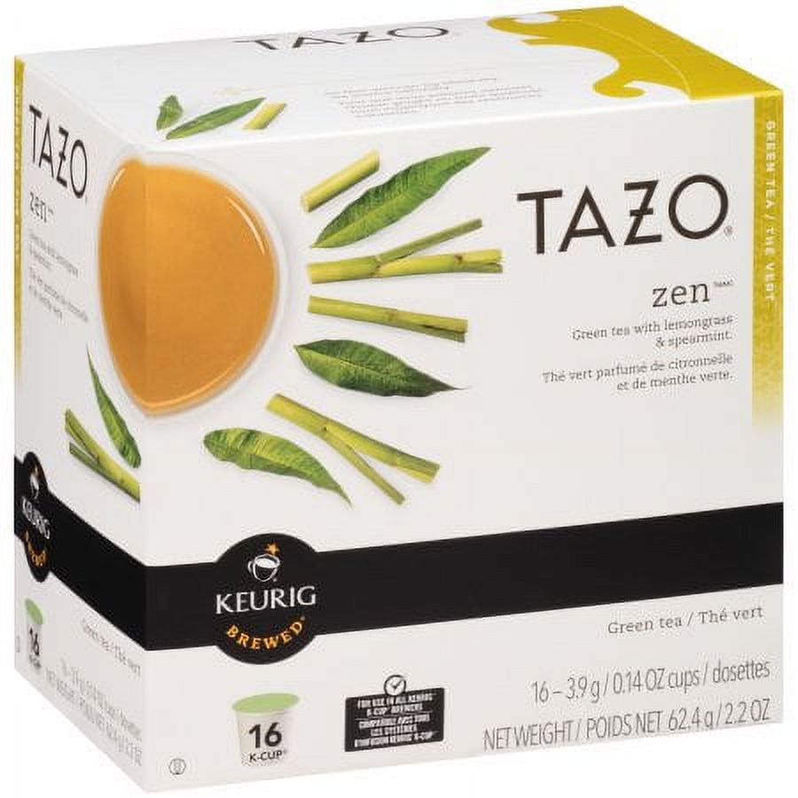 Keurig Hot Tea KCup Pack 16Ct Tazo Zen