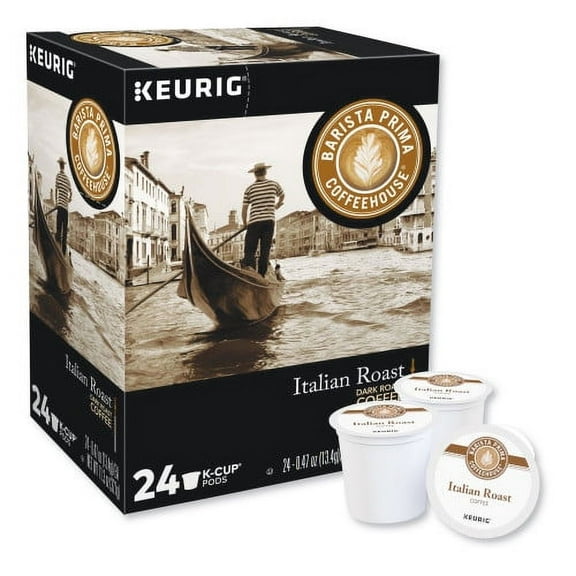 Keurig Italian Roast K-Cups Coffee Pack, 24/Box, Each
