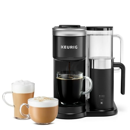 Keurig - K-Cafe SMART Single-Serve Coffee Maker and Latte Machine with WiFi Compatibility - Black