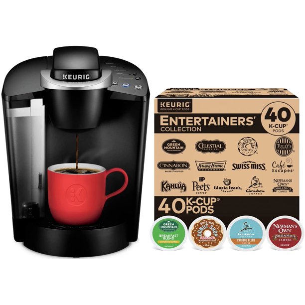 Keurig KClassic Single Serve Coffee Maker with Keurig Entertainers