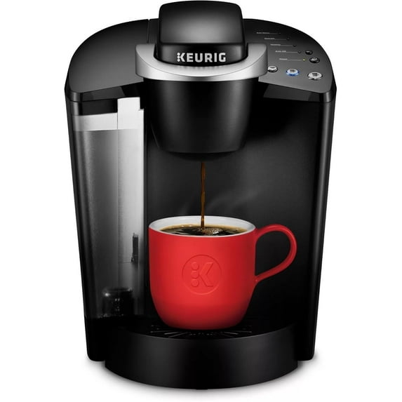 Keurig K-Classic Single Serve K-Cup Coffee Maker with 3 Brew Sizes & 48oz Removable Reservoir (Black)