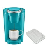 Keurig K-Compact Single-Serve  Coffee Maker (Turquoise) with Pod Organizer