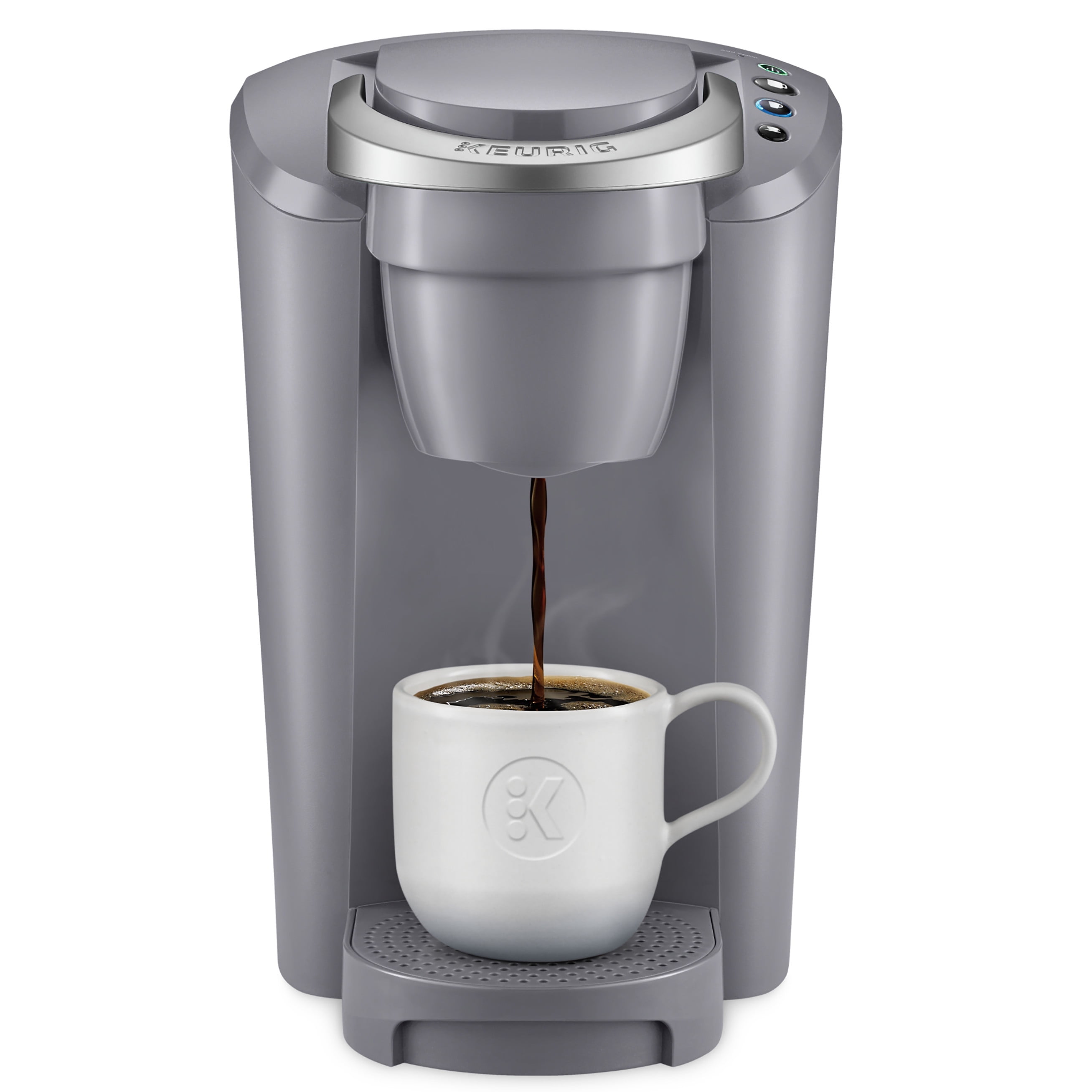 Keurig® 12oz Stainless Steel Insulated Coffee Travel Mug, Fits Under Any  Keurig® K-Cup Pod Coffee Maker (including K-15/K-Mini), Silver