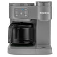 Keurig KDuo Essentials, Hot & Iced SingleServe KCup Pod Coffee Maker & Carafe, Moonlight Grey
