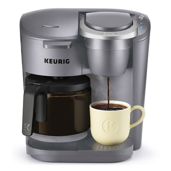 Keurig K-Duo Essentials Moonlight Gray Single-Serve K-Cup Coffee Maker