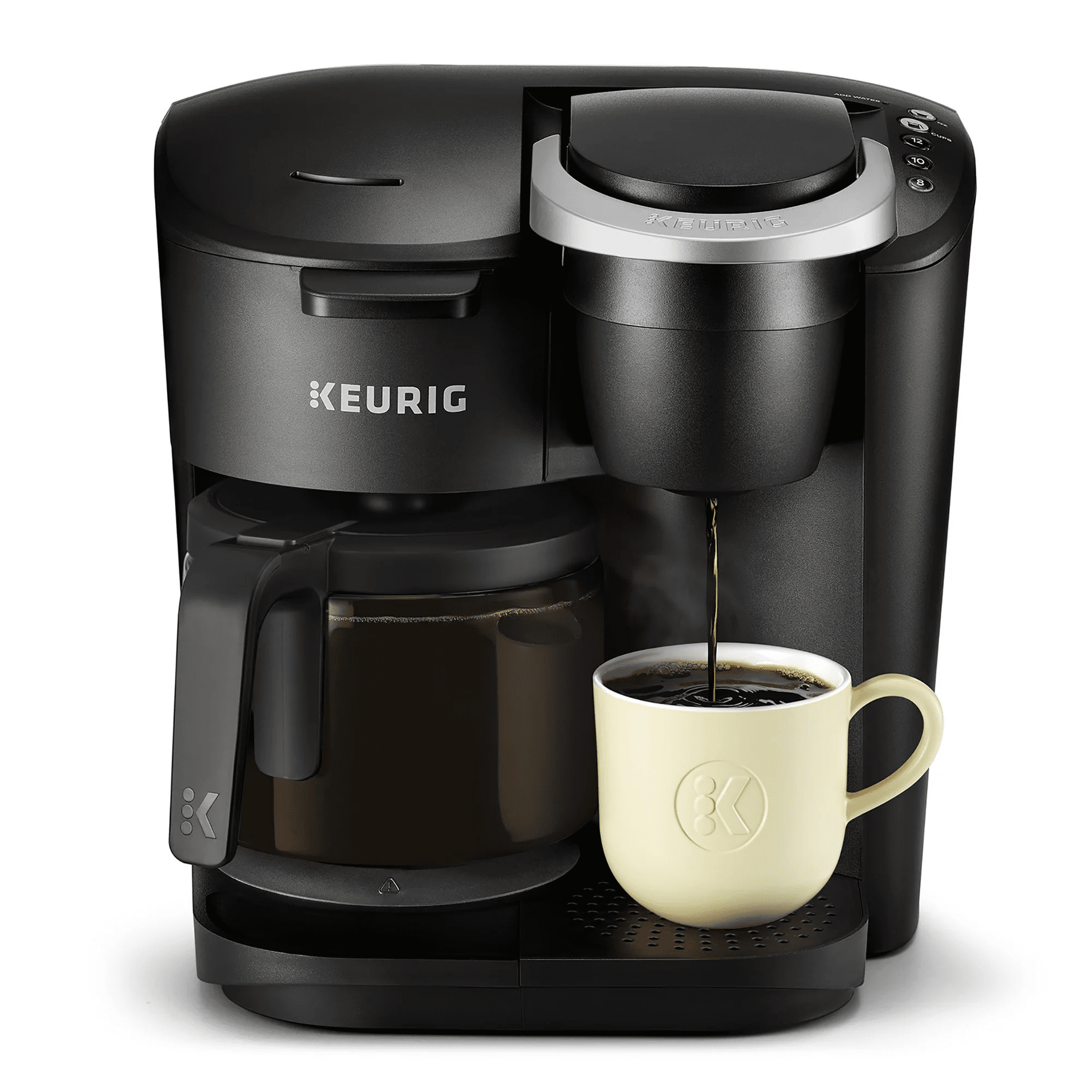 Keurig K-Duo Essentials Single Serve K-Cup Pod & Carafe Coffee Maker like  New, Black 