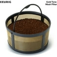 Keurig KDuo Mesh Reusable Filter For Ground Coffee, Gold