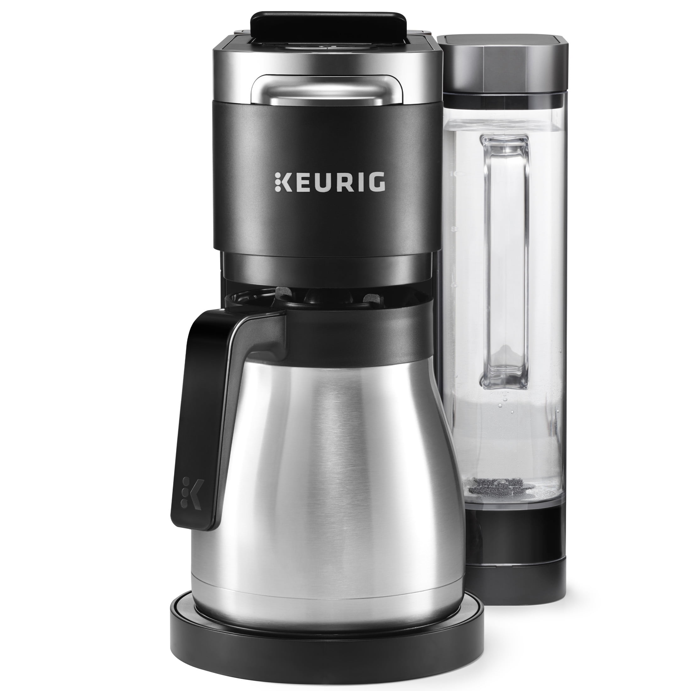 Keurig K-Duo Plus Black and Silver Coffee Maker with Carafe