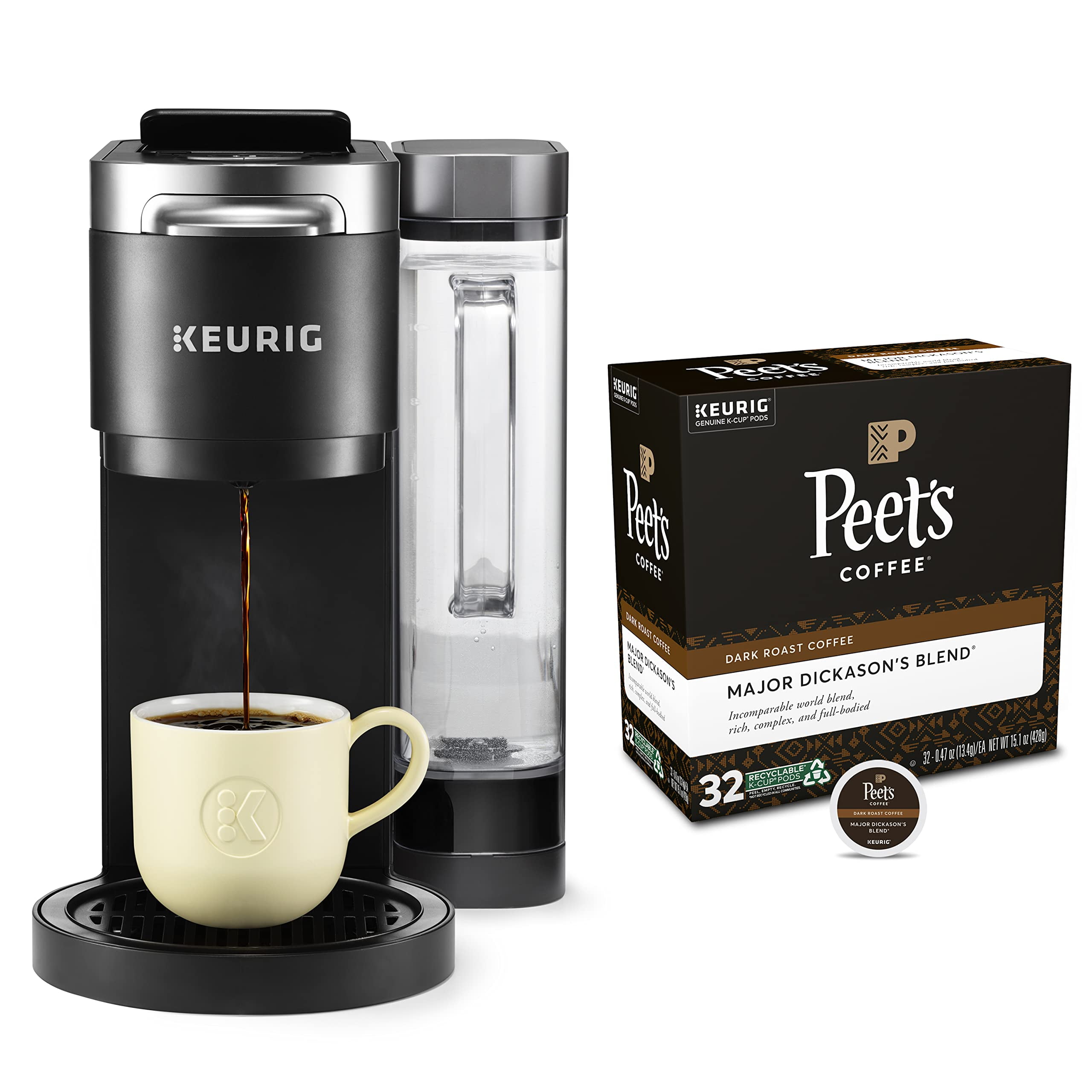 Keurig KDuo Plus Single Serve Coffee Maker With Peet,S Coffee Major