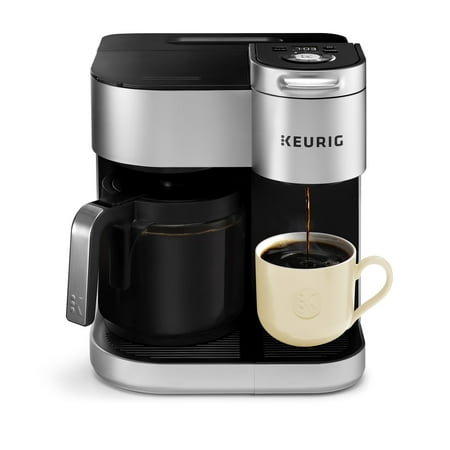 Keurig - K Duo Special Edition Single Serve K-Cup Pod Coffee Maker - Silver