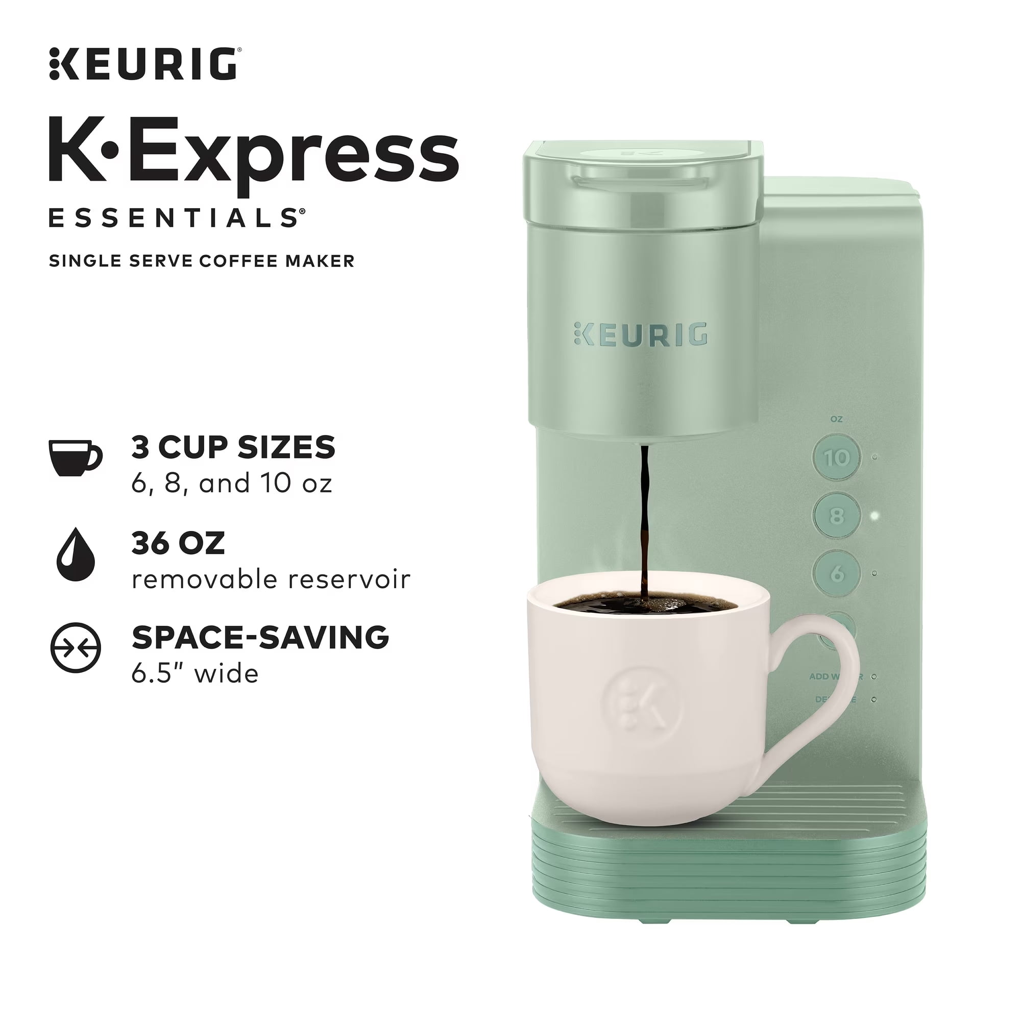 K-Express Essentials™ Coffee Maker – Silver Sage - Warranty