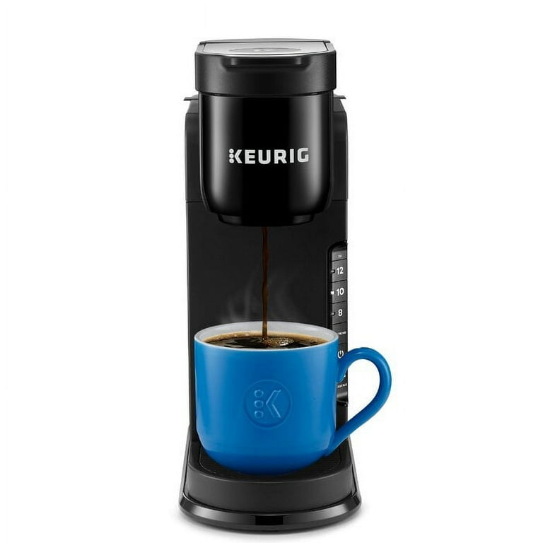 Black 8, 10, and 12 oz. Keurig K-Express Coffee Maker with bonus  Coffeehouse Milk Frother, lattes and cappuccinos, 42 oz. removable  reservoir lets you brew up to 4 cups 