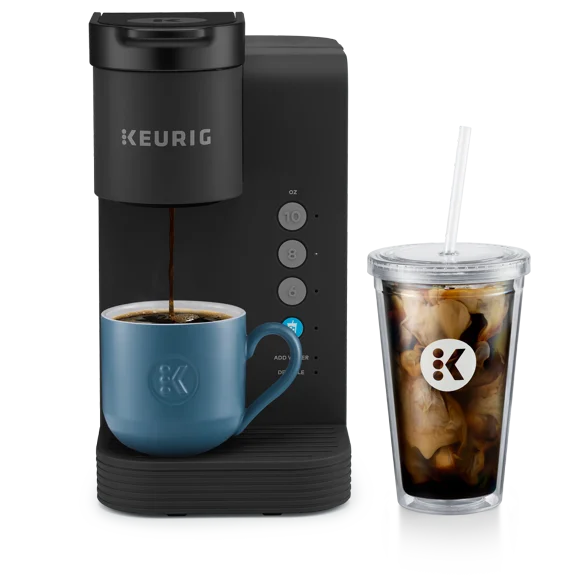 Keurig K-Iced Essentials Iced and Hot Single-Serve K-Cup Pod Coffee Maker, Black