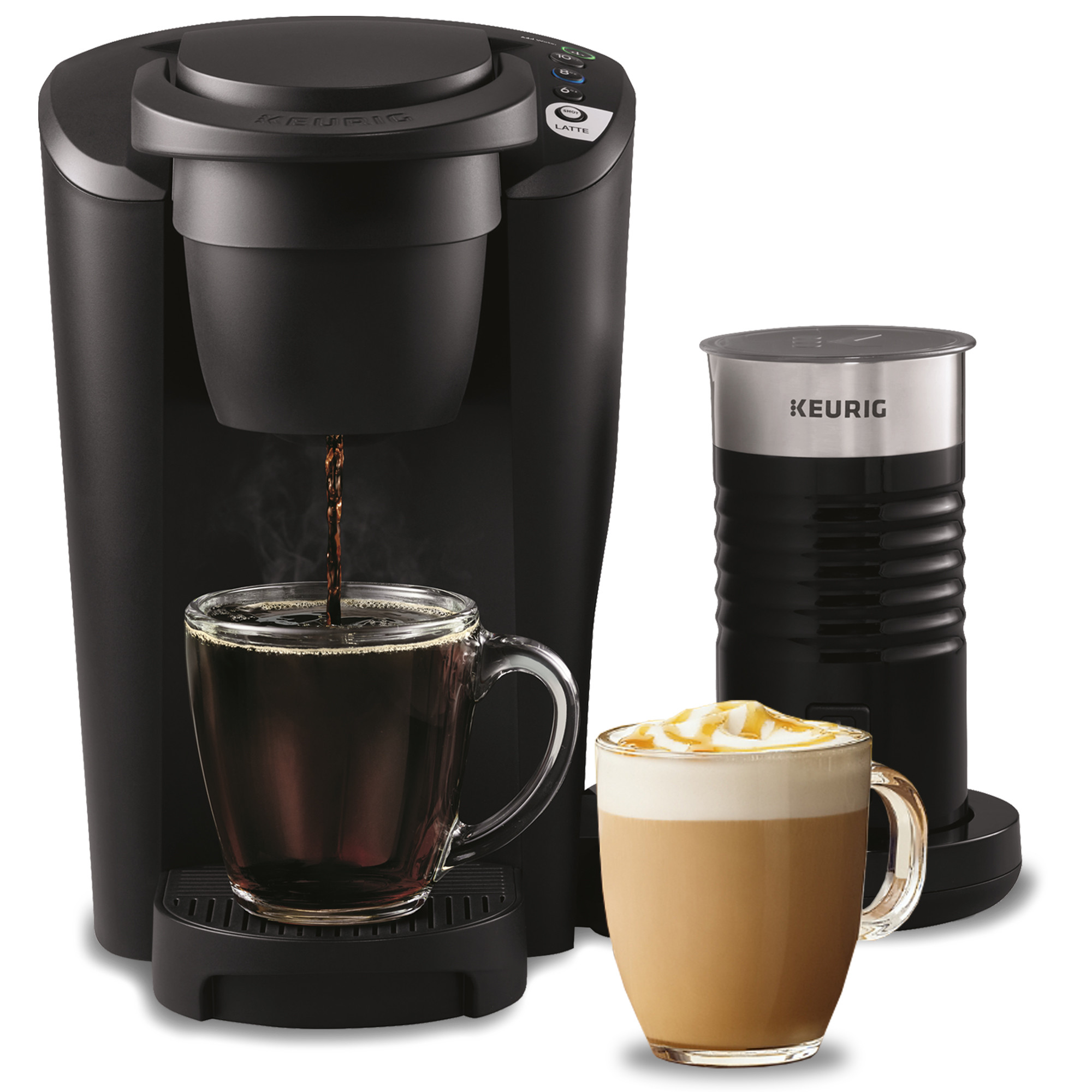 Keurig K-Latte Single Serve K-Cup Coffee and Latte Maker, Black - image 1 of 12